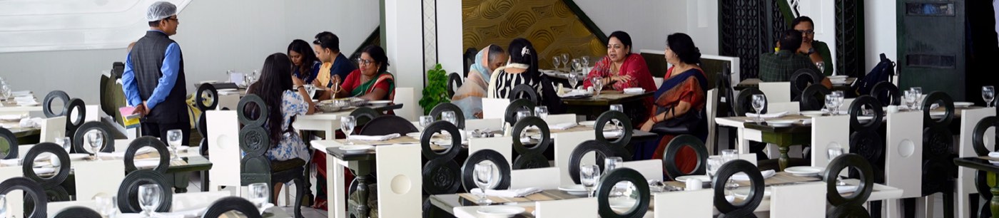 Dining at Puri Holiday Resort